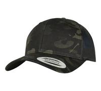 Flexfit Retro Trucker Snapback Cap - Multicam Black Camo