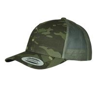 Flexfit Retro Trucker Snapback Cap - Multicam Tropic Camo