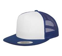 Flexfit Trucker 5-Panel Snapback Casquette - Royal / Blanc