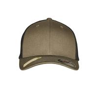 Flexfit Casquette Trucker Maille recyclée Olive/Noir Taille 60-61