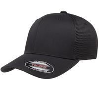Flexfit Casquette ajustée en Maille Respirante Ultrafibre Chapeau, Noir, X-Large Mixte