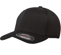 Flexfit Casquette ajustée en Maille Respirante Ultrafibre Chapeau, Noir, X-Large Mixte