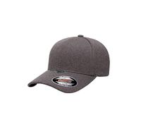 Flexfit Unipanel Melange Cap Casquette de Baseball, Melangeheathergrey, S-M Mixte