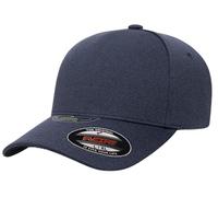 Flexfit Unipanel Melange Cap Chapeau, Bleu Marine, S/M Mixte