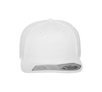 Flexfit Casquette Mixte 110 Fitted Snapback Blanc Taille Unique