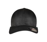 Flexfit Unisex 360 OMNIMESH Cap 2-Tone Baseballkappe, Black/White, L/XL