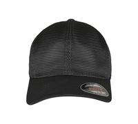 Flexfit Unisex 360 OMNIMESH Cap Baseballkappe, Black, L/XL