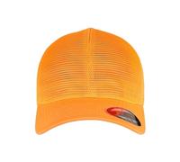 Flexfit Unisex 360 OMNIMESH Cap Baseballkappe, Neonorange, S/M