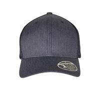 Flexfit Unisex-Adult 110 Melange Trucker Baseball Cap, Heather/Navy, one Size