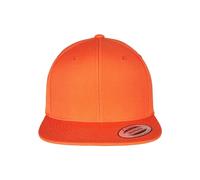 Flexfit Unisex-Adult Classic Snapback Baseball Cap, orange, one Size