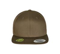 Flexfit Unisex-Adult Organic Cotton Snapback Baseball Cap, Burnt Olive, one Size