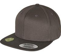Flexfit Unisex-Adult Organic Cotton Snapback Baseball Cap, Darkgrey, one Size