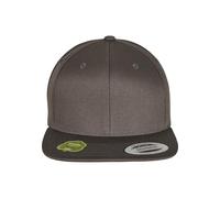 Flexfit Unisex-Adult Organic Cotton Snapback Baseball Cap, Darkgrey, one Size