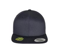 Flexfit Mixte Organic Cotton Snapback Casquette de baseball, Bleu nuit, Taille unique EU
