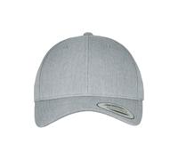 Flexfit Unisex Curved Classic Snapback Baseballkappe, h.Grey, one Size