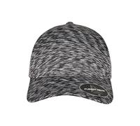 Flexfit Unisex Delta UNIPANEL Cap Baseballkappe, Melange Black, L/XL