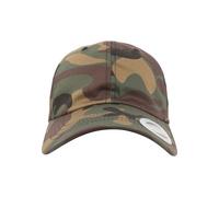 Flexfit Casquette Profil bas en twill de coton Camouflage vert Taille unique EU