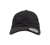 Flexfit Casquette de baseball Yupoong Profil bas Mixte 6 panneaux non structurée Noir Taille unique