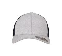 Flexfit Casquette Mixte Mélange Mesh Heather/Navy Taille Unique EU