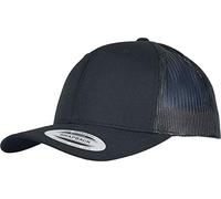 Flexfit Unisex Trucker Twill with Recycled Poly Mesh Baseballkappe, Black, one Size