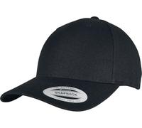 Flexfit Unisex YP Classics 5-Panel Premium Curved Visor Snapback Cap Baseballkappe, Black, one Size