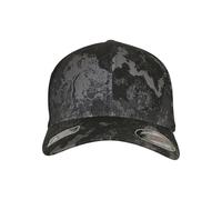 Flexfit Casquette Veil Camo – Camouflage, bande flexible – Noir poséidon S/M Mixte