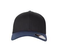 Flexfit Wooly Combed 2-Tone Casquette Mixte, Blk/NVY, L-XL