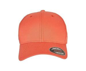 Flexfit Wooly Combed Casquette de Baseball Unisexe, Orange épicé, S-M
