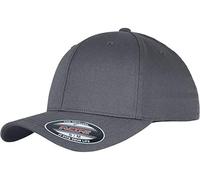 Flexfit Wooly Combed Unisexe Casquette Gris foncé 63% Polyester, 34% Coton, 3% Élasthanne