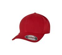 Flexfit Wooly Combed Waterrepellent, Casquette de Baseball Mixte, Red,