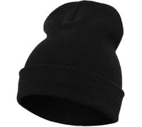Flexfit Mixte Heavyweight Long Beanie Black One Size Casquette, Noir, Taille unique EU