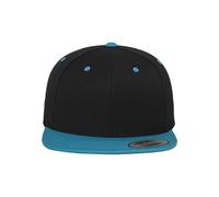 Flexfit Yupoong Unisexe Bonnet Classic Snapback 2 Tons Casquette, Bicolore Blanc Casquette avec Droit Parapluie, Taille Unique Taille Unique pour Hommes et Femmes