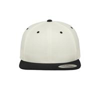 Flexfit Casquette Classic Snapback Réglable 2 tons Naturel/Noir Homme Taille Unique EU
