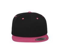 Flexfit Yupoong Unisexe Bonnet Classic Snapback 2 Tons Casquette, Bicolore Blanc Casquette avec Droit Parapluie, Taille Unique Taille Unique pour Hommes et Femmes