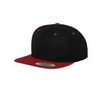 Flexfit Yupoong Unisexe Bonnet Classic Snapback 2 Tons Casquette, Bicolore Blanc Casquette avec Droit Parapluie, Taille Unique Taille Unique pour Hommes et Femmes