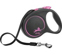 flexi BLACK DESIGN sangle 5 m rose