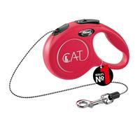 Flexi Laisse pour chat – Rouge (Rouge G)