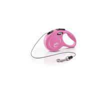 Flexi – Laisse rétractable pour chats – flexi® CAT Cordon 3 m – jusqu'à 8 kg – Rose