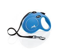 Flexi Laisse rétractable Classic Bleu L 5 m