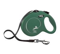 Flexi Laisse à enrouleur Classic L Sangle 5 m pour chien jusqu'à 50 kg Vert olive