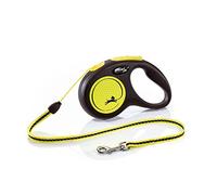 FLEXI Classic Laisse Rétractable Pour Chien 5 m Néon Taille S