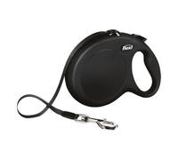 FLEXI Laisse à enrouleur Flexi New Classic - Tape Leash - L - Noir
