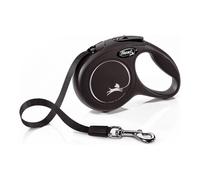 FLEXI New Classic Laisse avec Sangle pour Chien Noir 3 m Taille XS