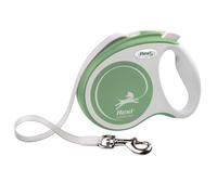 flexi Comfort Plus XS Laisse Enrouleur Chien & Chat 3 m, Vert Clair | Sangle robuste 3 m · Frein à bouton · Chien et chat jusqu'à 12 kg · Format poche 148 g · Made in Germany