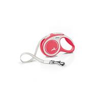 Flexi Laisse rétractable Comfort XS Sangle 3 m Rouge pour chiens jusqu'à 12 kg