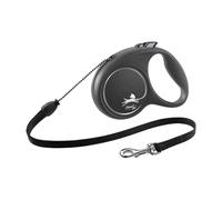Flexi Cordon rétractable Design noir M - 5 m