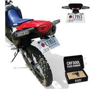 Flexi Fender Kit d'élimination de garde-boue flexible pour Honda CRF300L et CRF300L Rally | Utilise l'éclairage et le câblage d'usine | Pas de coupe ou de soudure | Plug-and-Play | Polymère flexible |