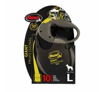 Laisse Giant Professional Tape 10 m black/neon yellow Flexi GTP-210-S-NEO-16