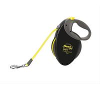 Laisse Giant Professional Tape 10 m black/neon yellow Flexi GTP-210-S-NEO-16 Jaune G