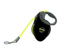 KERBL Laisse-sangle Flexi GiantNeon XL - Longueur : 8 m - Pour chien Noir/Jaune G